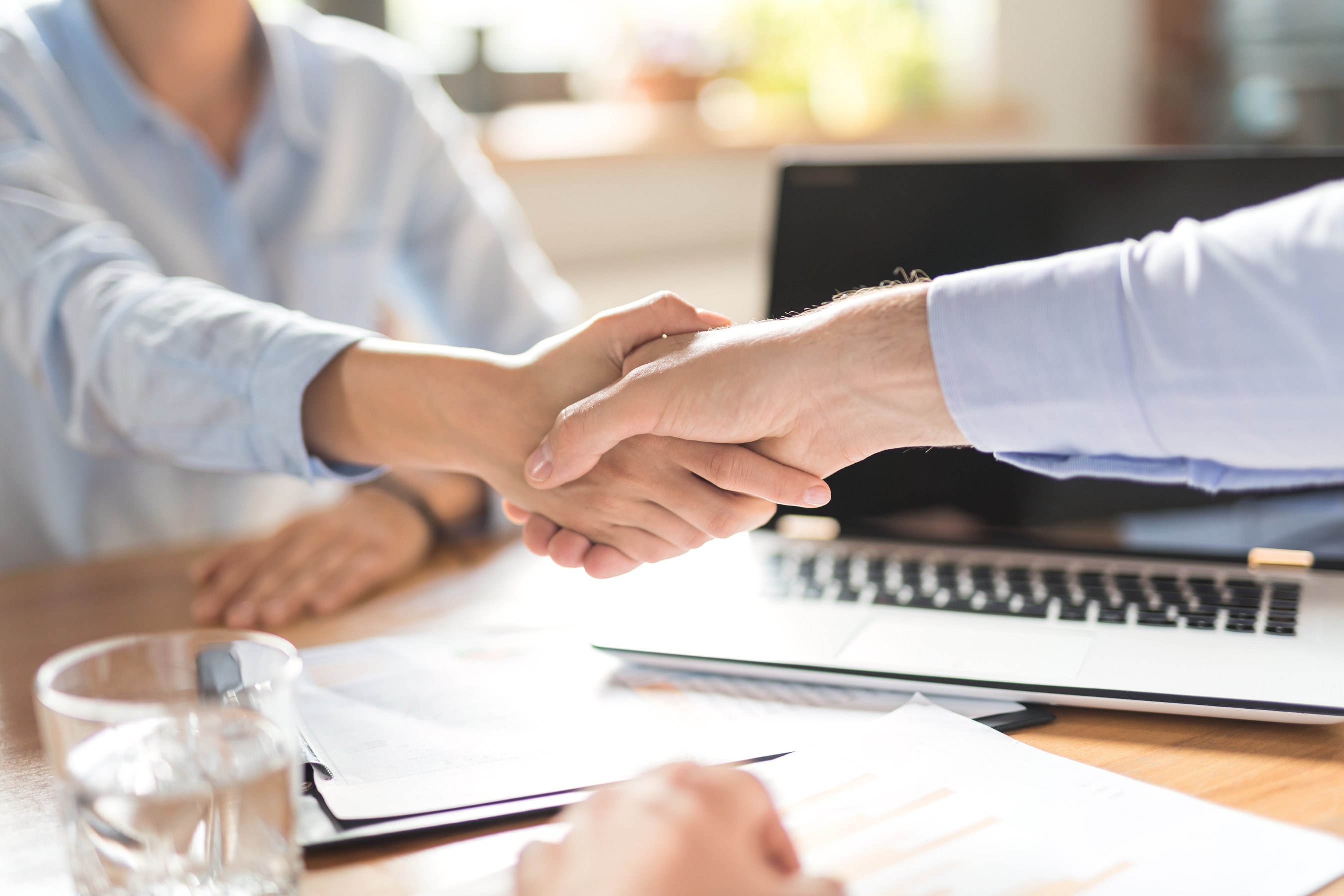 Business People Shaking Hands